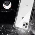thumbnail image 4 of Mignova For iPhone 11 Pro Waterproof Clear Case,Rugged Bumper Full-Body Heavy Duty Protection Phone Case Clear Cover for Apple iPhone 11 Pro 5.8 inches 2019(Black), 4 of 7