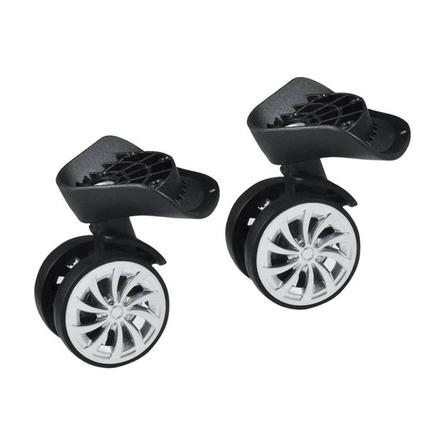 2x Roues de Valise de Remplacement Universelles pour Valise Réparation de Voyage