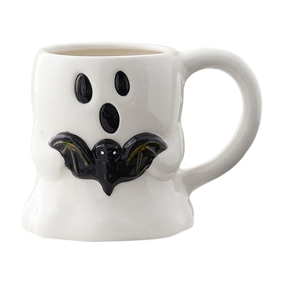 CJiaWei Halloween Ceramic Mug With Design 450ml Funny Prank Cup For Coffee & Tea Cute Creepy For Party Or Daily Use