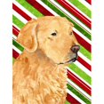 thumbnail image 1 of Carolines Treasures SS4545CHF 28 x 40 Po. Drapeau de Noël en Toile Canne de Bonbon Golden Retriever - Taille Maison, 1 of 4