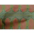 thumbnail image 4 of oneOone Cotton Cambric Fabric Peacock Block Decor Fabric Printed BTY 56 Inch Wide, 4 of 4