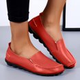 thumbnail image 4 of B91xZ Mocassin Pointu pour Femmes Confortable Ultraléger Bateau Chaussures Décontractées avec Support Arth, Rouge 8, 4 of 5