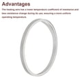 thumbnail image 3 of Unique Bargains Flat Heater Wire 16.4 Ft Length 6mm Width 0.2mm Thickness for Heating Elements, 3 of 4
