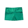 thumbnail image 3 of vastwit Girls Shiny Metallic Shorts Gymnastics Dance Shorts Green 14, 3 of 5