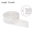 thumbnail image 2 of Unique Bargains Lace Ribbon 10 Yards 1.2 Inch Cotton Lace Trim for Craft,Gift Wrappers,Headbands,White Style 11, 2 of 5