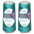 thumbnail image 1 of UNIQUE CREATIV TRULOCK 40 wt Polyester Serging Thread 1500 m (1640 yd) Cone, Aqua, 1 of 5