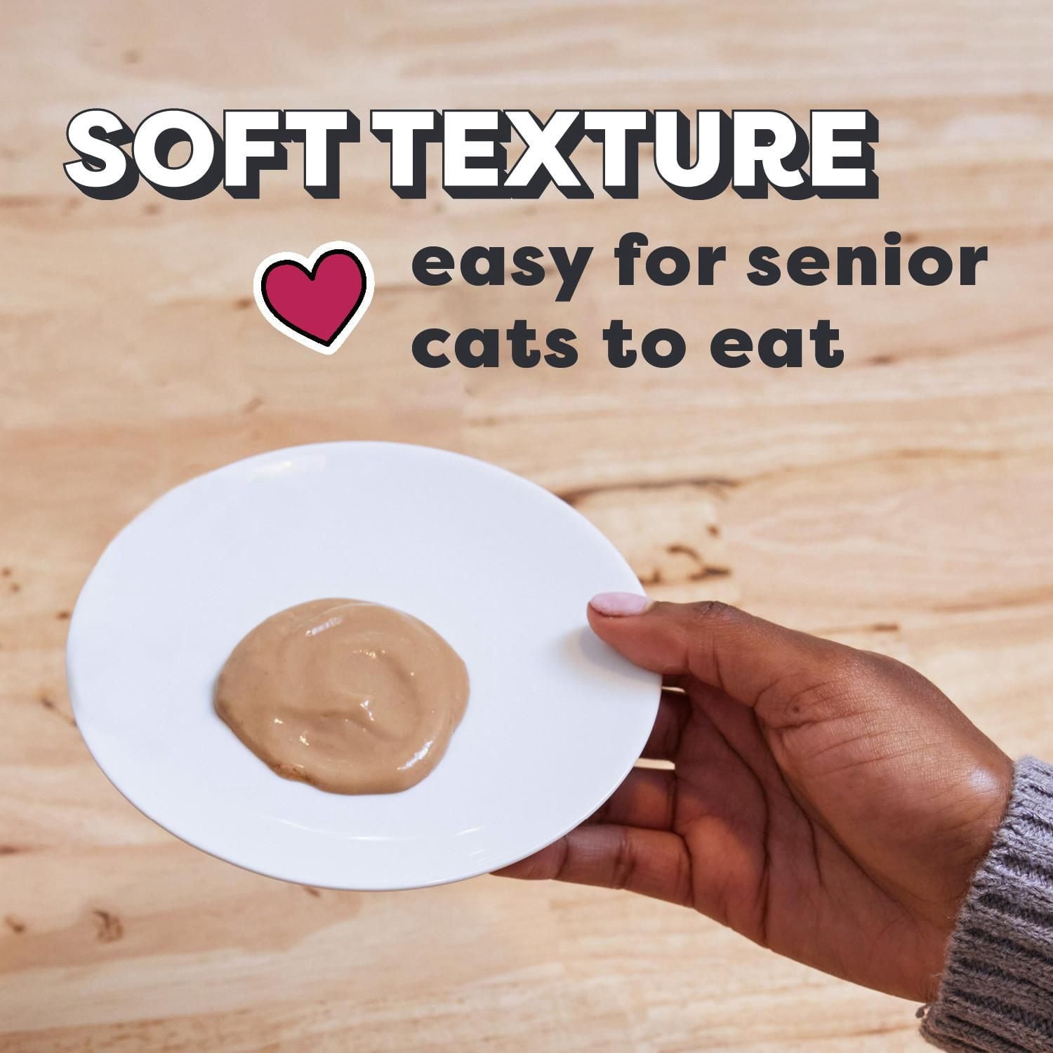 Gâteries pour chats TEMPTATIONS PURRRR-ÉE CRÉMEUSE avec poulet et avec saumon, boîte de 192 g contenant 16 sachets de 12 g