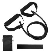 Resistance Shaping Tube Bands Fitness Exercise Elastic Bands with Door Anchor and Carrying Bag