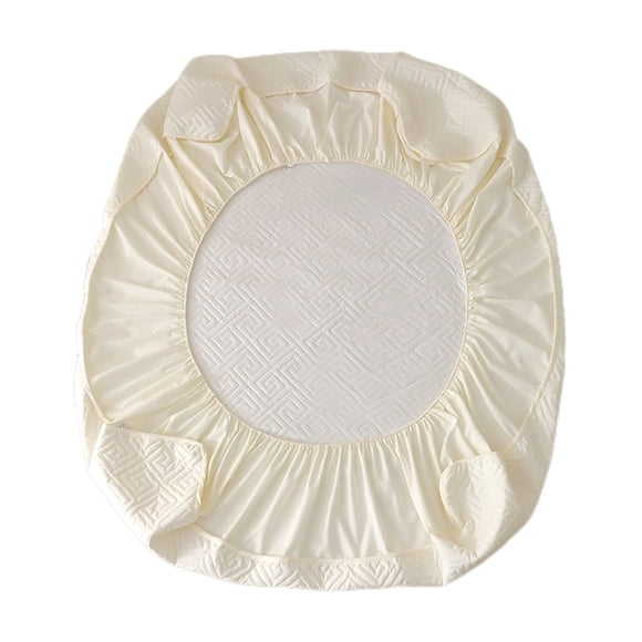 Bed Sheets Cotton, Water Proof Bed Hats Piece Thickened Cotton Mattress Protector Fall and Winter Bedspread Bed Sheet Cotton Bed Sheets