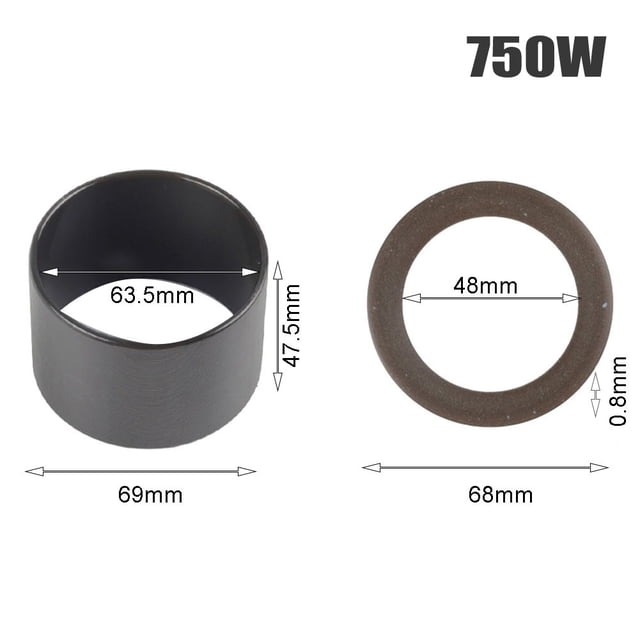 Bgsha Vacuum Pump Oil-Free Mute Air Compressor Cylinder Sleeve Piston Cylinder Ring