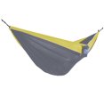 thumbnail image 1 of Vivere Double Parachute Hammock in grey and yellow, 1 of 5