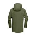 thumbnail image 5 of CFLVAEK Veste de Pluie Femme Imperméable Légère Randonnée Plein Air Veste à Capuche Automne Printemps Vestes à Fermeture Éclair avec Poches Vert Armée TG, 5 of 5