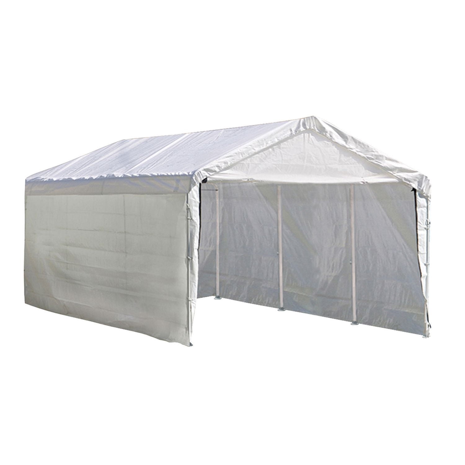Auvent 3 en 1 Max AP, 10 x 20 pi, toile blanche, nécessaires de parois et de rallonge