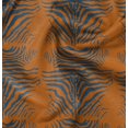 thumbnail image 1 of Soimoi Orange Poly Georgette Fabric Wild Animal Skin Decor Fabric Printed BTY 42 Inch Wide, 1 of 6
