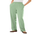 thumbnail image 1 of CHOK Plus Size 7-Day Knit Straight Leg Pant Stretch Elastic Waist Petite & Tall - 3X  Navy, 1 of 6