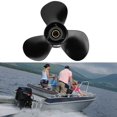 thumbnail image 3 of Hélice de Bateau, Hélice Extérieure en Aluminium 3 Pales Hélice Extérieure pour Pièce de Rechange, 3 of 8