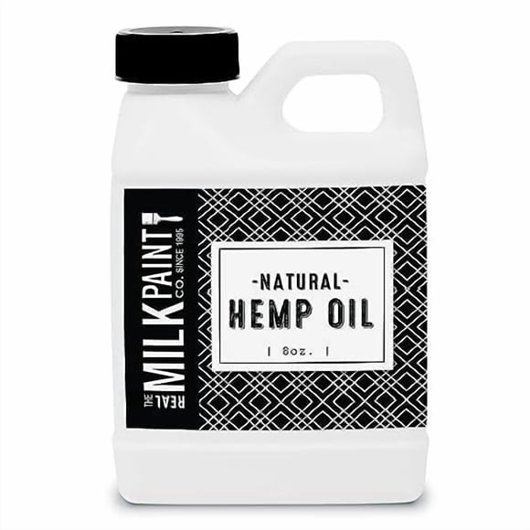 Real Milk Paint, Hemp Oil for Wood Finishing, Cutting Boards, Butcher Blocks, Countertops, Wood Utensils, Food Grade, 8 oz