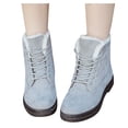 thumbnail image 3 of jovati Snow Boots Flat-Heel Autumn And Winter Plus Size Cotton Short Womens Boots, 3 of 9