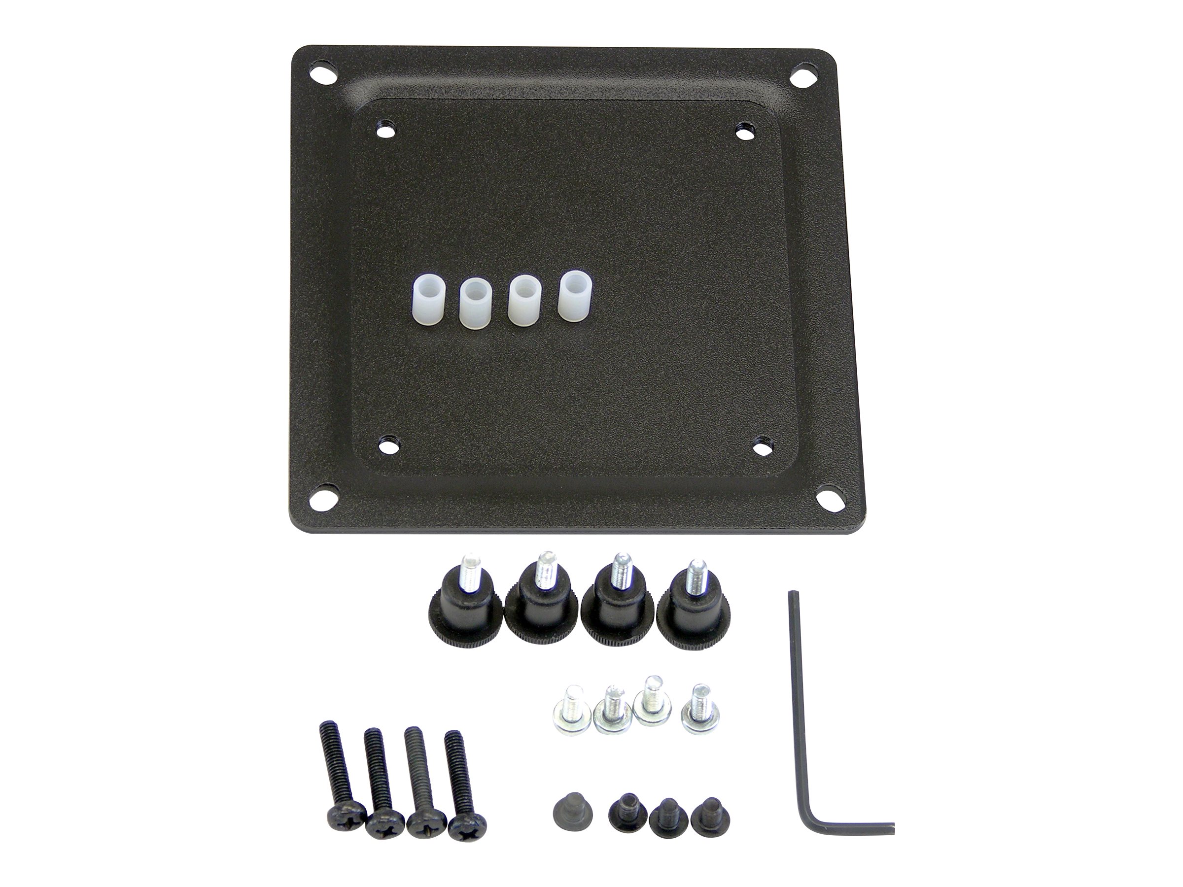Ergotron - Mounting component (conversion plate) - for monitor - steel - black