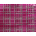 thumbnail image 4 of oneOone Georgette Viscose Fabric Check Kasuri Printed Fabric 1 Yard 42 Inch Wide, 4 of 4