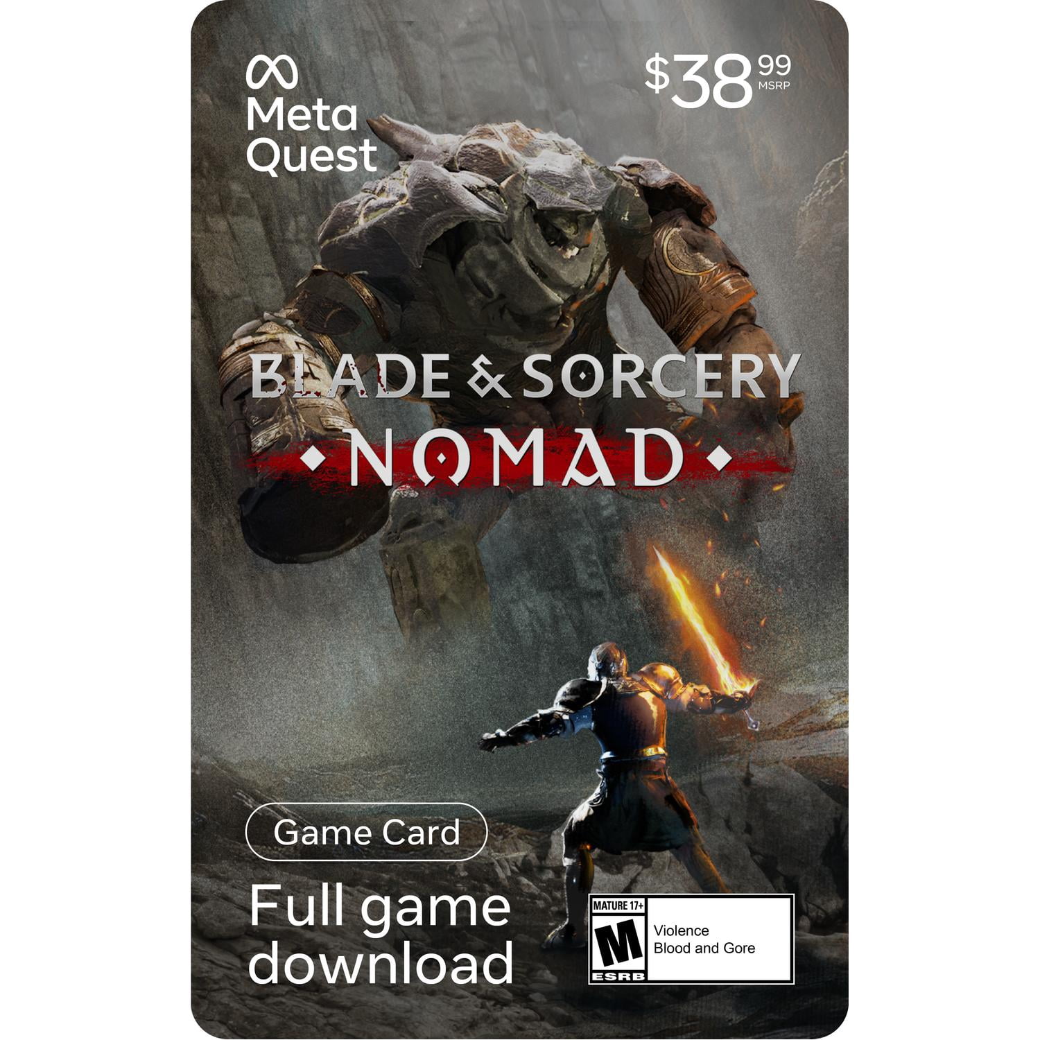 BLADE & SORCERY: NOMAD $38.99 Meta Quest Gift Card (Digital Code)