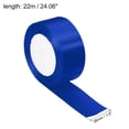 thumbnail image 2 of Unique Bargains 1.5" Wide 24 Yards Satin Ribbon Single Side Craft Roll Wrap Decoration Blue, 2 of 6