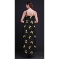 thumbnail image 3 of Bimba Butterfly Printed Adjustable Spaghetti Strap Long Maxi Dress Summer Beachwear-Medium, 3 of 6