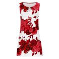thumbnail image 4 of RKSTN Robe d'Été pour Femmes, Robe Débardeur d'Été Décontractée Ample à Imprimé Floral pour Femmes, Robe de Plage Ajourée Sans Manches, Robes de Plage, Robes Grande Taille pour Femmes, 4 of 5