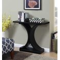 thumbnail image 3 of Pemberly Row Modern Console Table in Black Wood Finish, 3 of 5