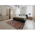 thumbnail image 4 of Ahgly Company Indoor Square Traditional Dark Almond Brown Medallion Area Rugs, 10' Square, 4 of 6