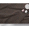 thumbnail image 3 of Soimoi Cotton Poplin Fabric French Horn Musical Instrument Decor Fabric Printed Yard 56 Inch Wide, 3 of 3