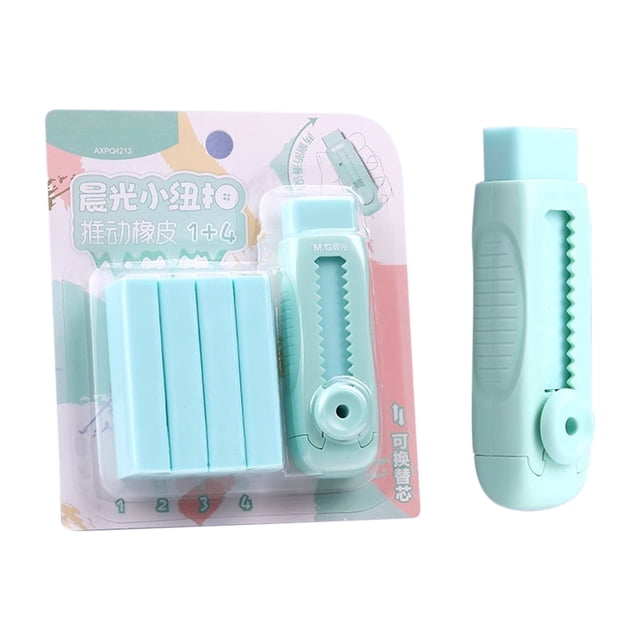 Tyidzon Push The Eraser Eraser For Primary School Students Without Leaving Marks And Reducing Scraps. Children's Roller