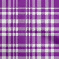 thumbnail image 1 of oneOone Silk Tabby Purple Fabric Check Sewing Craft Projects Fabric Prints By Yard 42 Inch Wide, 1 of 4