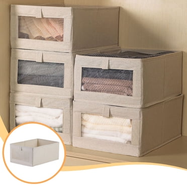 YYHQDS Small Drawer Organizer for Clothes, Closet Divider Storage Box, Home Organizer for Socks, Underwear, and Accessories, Compact Drawer Organizer for Home & Office