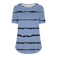 thumbnail image 5 of TNDBKQWR T-Shirts à Manches Courtes Pas Chers pour Femmes T-Shirt à Manches Courtes Femme T-Shirts à Col Rond T-Shirts Mignons pour Femmes, Multicolore-10, m, 5 of 5