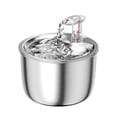 thumbnail image 2 of Cat Water Fountain 2L with Filter Water Feeder 304 Stainless Steel Normal, 2 of 7