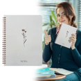 thumbnail image 2 of Aesthetic Notebook Cute College Ruled 8x6 Journal/Notebook With Large Pockets And Lined Pages Perfect Supplies To Stay Organized At Work Or School, 2 of 9