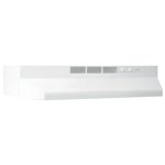 Broan-NuTone Under-Cabinet Ductless Range Hood with Charcoal Filter, 24 Inch, White