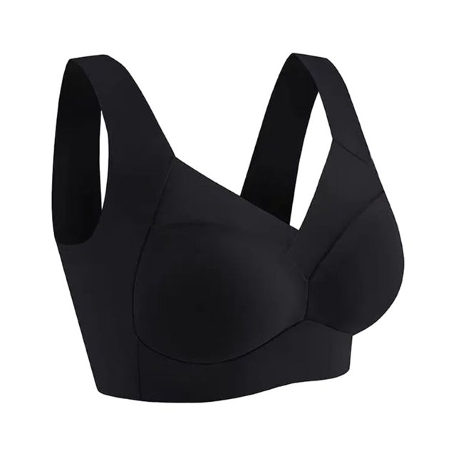 fastboy Soft Wirefree Zero-Restraint Tanks Tops Correct Posture With Comfort And Style Breathable And Soft black 5XL
