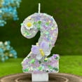 thumbnail image 4 of Vaidha Digital Birthday Candle Cake Decoration First Birthday Celebration Party Candle Flower, 4 of 6