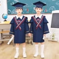 thumbnail image 2 of Kids Graduation Robes Pre School Graduation Cap and Gown Two Pieces Set Graduation Ceremony Outfit Size 7-8 Years Kids Clothing, 2 of 8