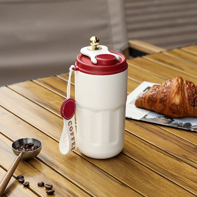Boovnll Portable Car Carrying Coffee Mug Student Walkingmugstainless Steel Coffee Insulated Mug Multi-Color Available Fashionable and Versatile Must-Have
