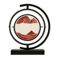 thumbnail image 2 of 360° Rotating LED Sand Art Table Lamp – Adjustable Brightness Night Light with Hourglass Design, Green Aluminum Home & Office Decor (12.2 Inch, Mother’s Day Gift) Red, 2 of 4