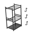 thumbnail image 3 of koolsoo Garden Tool Organizer 3 Tier Garage Tools Storage Stand for Lawn Brooms Shed, 3 of 8