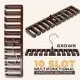 thumbnail image 1 of Amzcrzy Belt Rack Household Belt Storage Artifact Rack, Scarf Hanger, Scarf Tie Hanger, Multifunctional Hook, Belt, Bow Tie Loop Dorm Room Essentials Home Improvement Birthday Gifts for Men, 1 of 2
