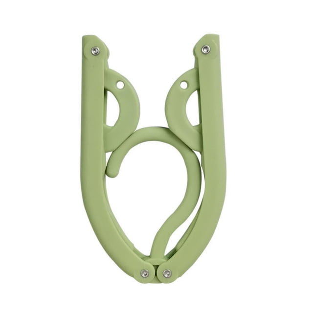 Multifunctional Plastic Folding Hanger Retractable Portable Travel Hangers Foldable Coat Hanger Folding Hangers For Traveling Space Saving Clothes Hangers Portable Travel Hanger