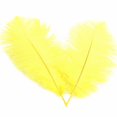 thumbnail image 2 of Ostrich Feather 30-35Cm Colorful Feather Decoration 71# Yellow Yellow Feather (1*Feather), 2 of 7