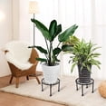 thumbnail image 1 of LSLJS Iron Art Small Flower Stand Single Layer Desktop Floor Standing Flower Pot Stand Potted Flower Stand, 1 of 4