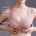 thumbnail image 4 of Timegard 2pc Lace Bras for Women Plus Size Full Coverage Mesh High Support Breathable Comfort Seamless Bra, 4 of 4