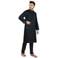 thumbnail image 2 of Atasi Indian Designer Kurta For Mens Party Wear Traditional Dress Solid Ethnic Long Shirt, 2 of 7